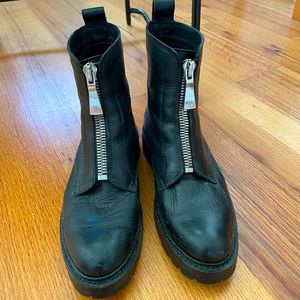 Sold out Frye zip platform boots